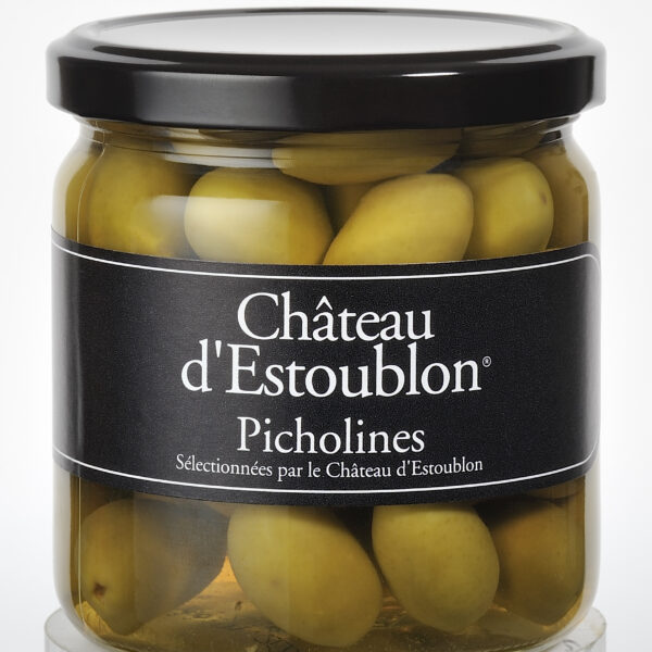grønne oliven fra chateau d'estoublon og manipura living