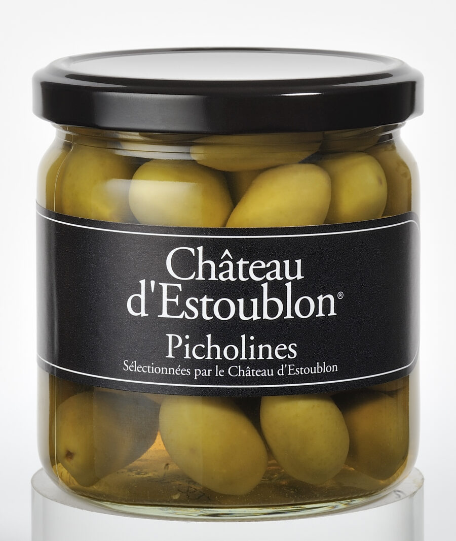 grønne oliven fra chateau d'estoublon og manipura living