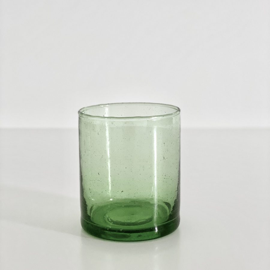 Glas - Casablanca Grøn H9 cm (M)