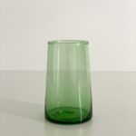 mundblæste Glas FEZ - L grønt genbrugsglas