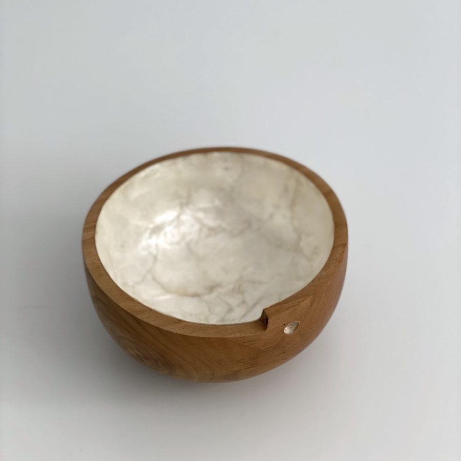 Le Teak skåle m/perlemor - sæt/2 str - Image 3