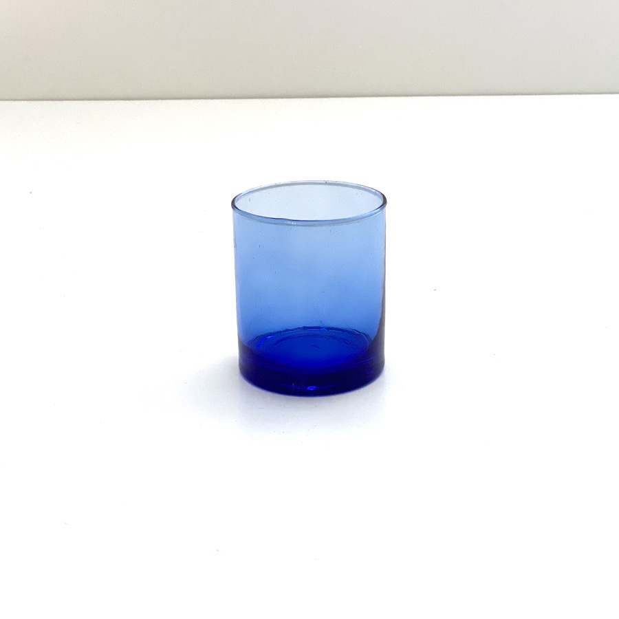Displacement Vis stedet Fremragende Casablanca glas - Le Verre recycled (M) blåt - MANIPURA LIVING