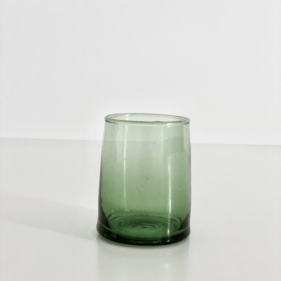Glas - Fez Grøn H9 cm (M)