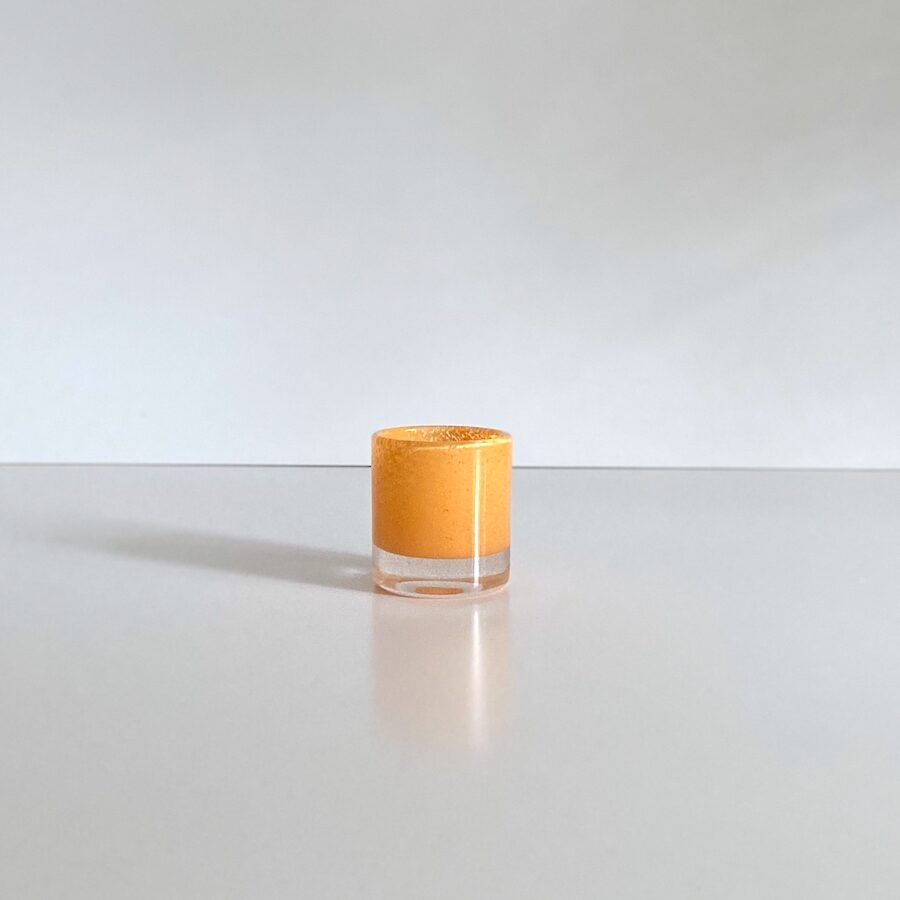 Lumiere lysestage - Orange 9,5 cm
