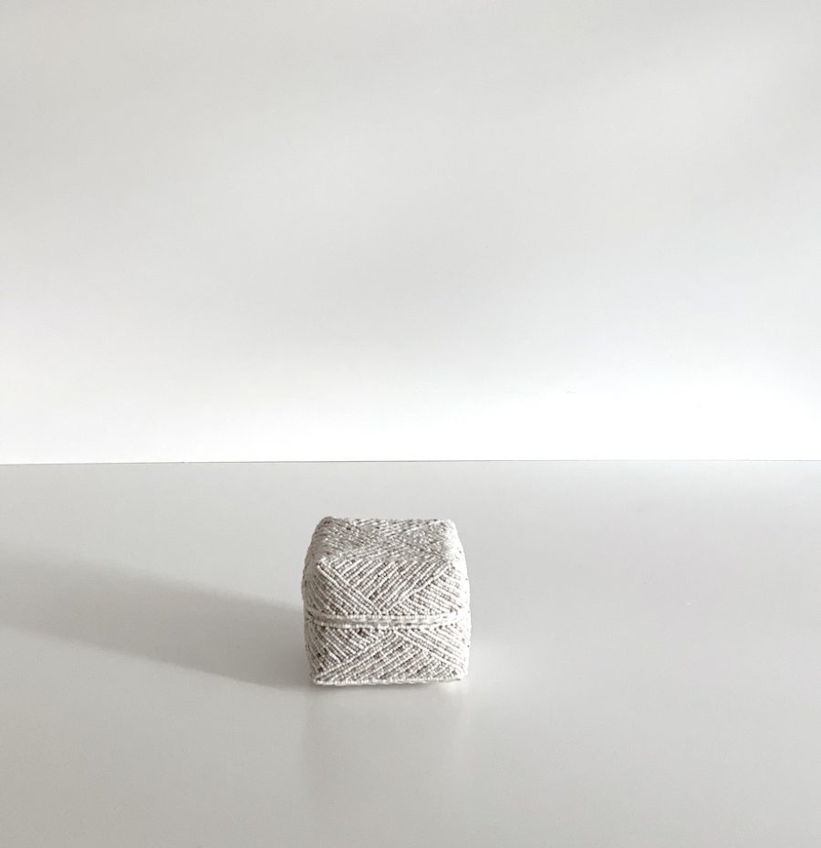 Bali perle æske - beige-hvid mix sæt/3 str - Image 2