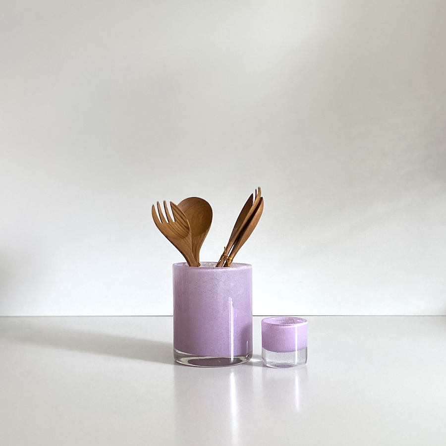 unika glas lysestage