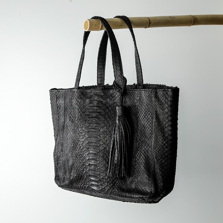 kundalini Big Shopper bag python skind sort