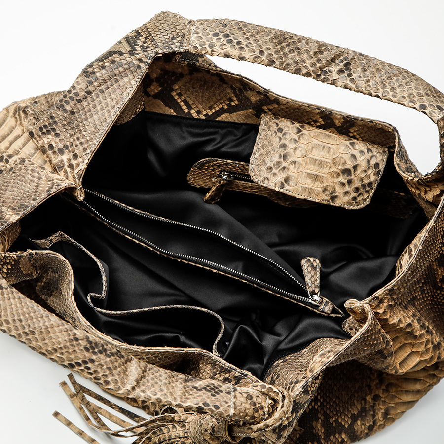 rapsody taske python skind inside - kundalini