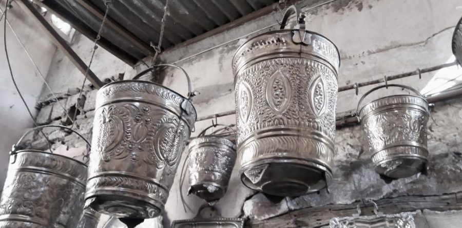 Vintage Hammam spand - Urtepotteskjuler - H30 - Image 8