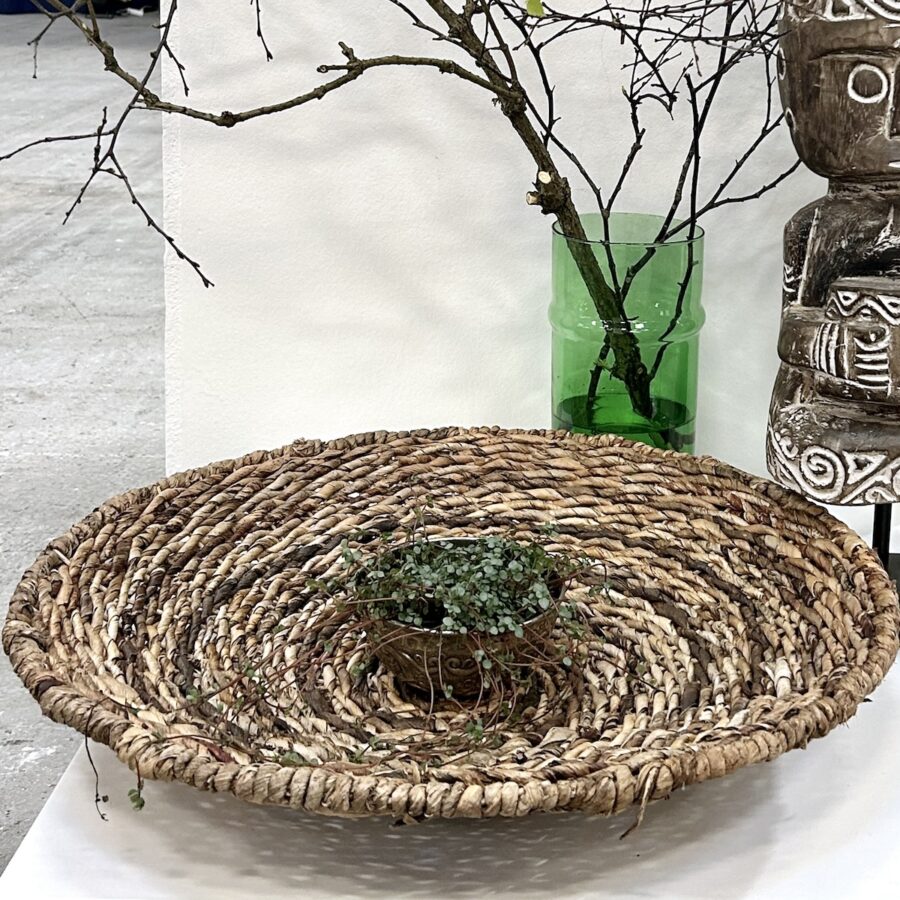 Abaca fad / wall deko Ø60