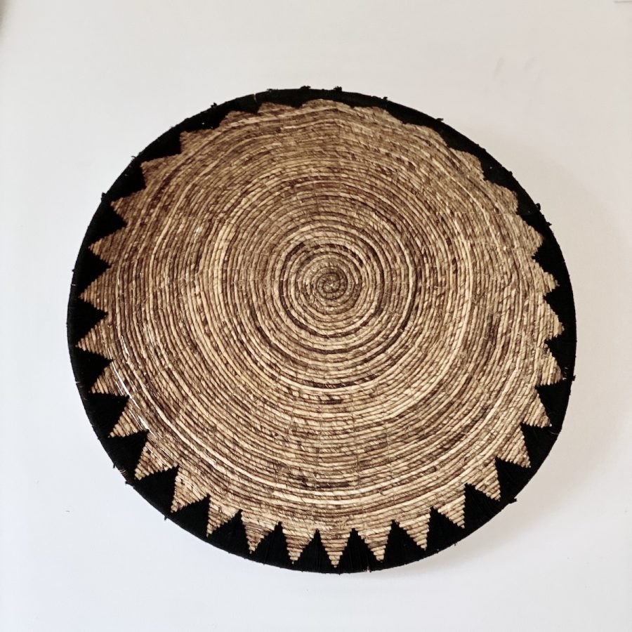 Bali Abaca Segitiga fad - dybt Ø80 - Sort - Image 2
