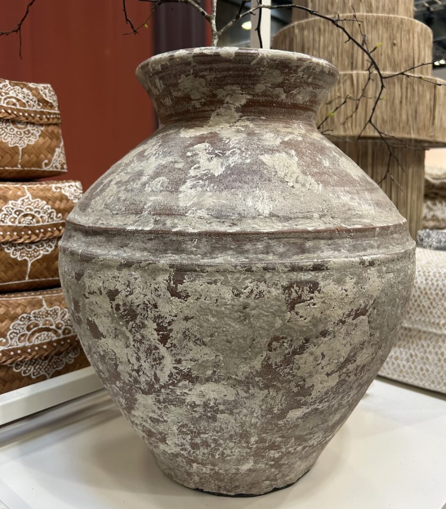 Terracotta krukke H50 cm - meleret - Image 4