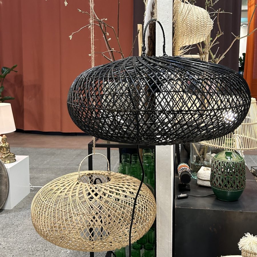 Donut flet lampe Bali - Ø50 natur - Image 2