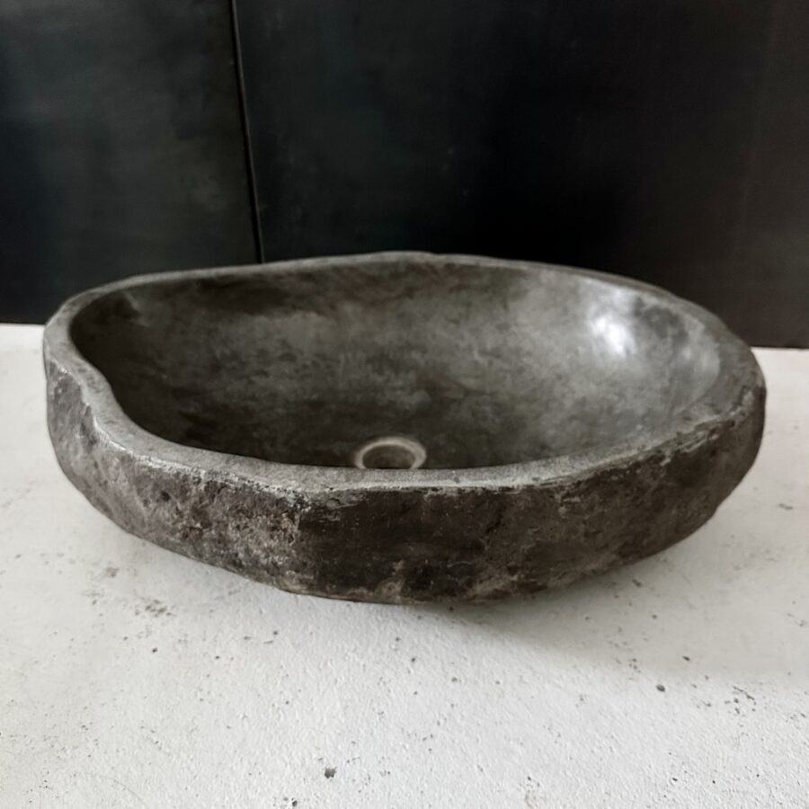 Riverstone håndvask fra Bali - Stor 52 x 42 cm