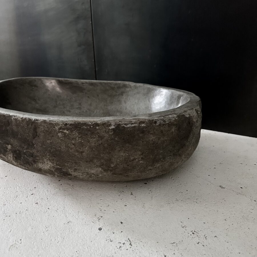 Riverstone håndvask fra Bali - Stor 52 x 42 cm - Image 3