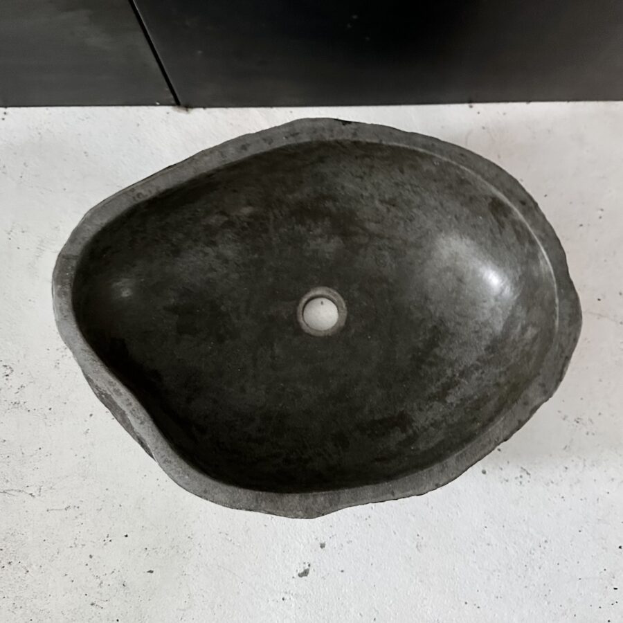 Riverstone håndvask fra Bali - Stor 52 x 42 cm - Image 2