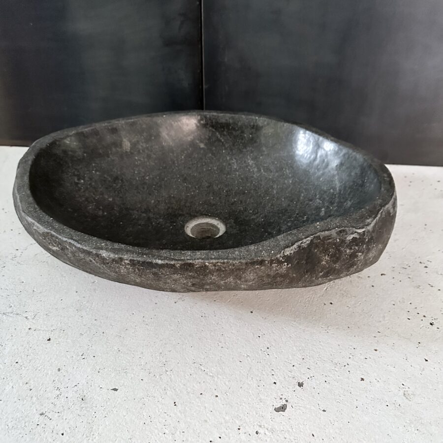Riverstone håndvask fra Bali - Stor 52 x 42 cm