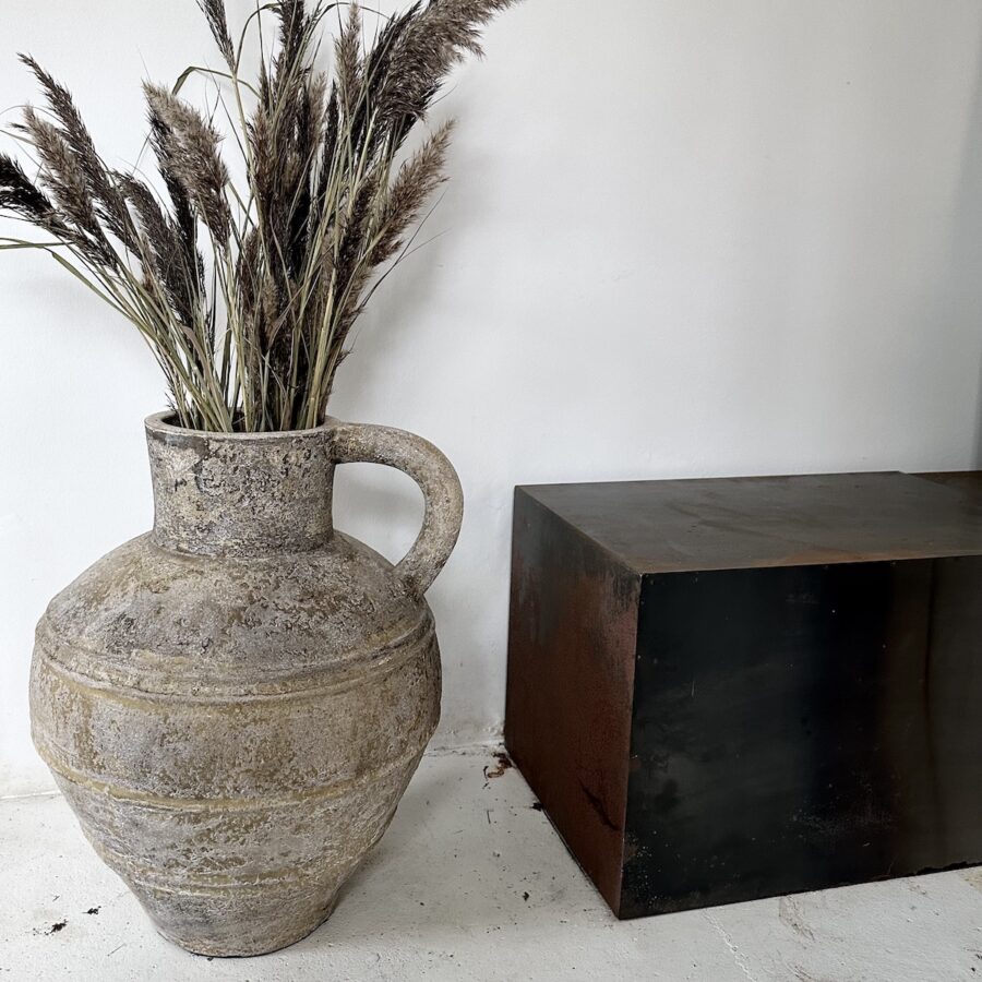 Terracotta krukke rustic One Handle H65 cm
