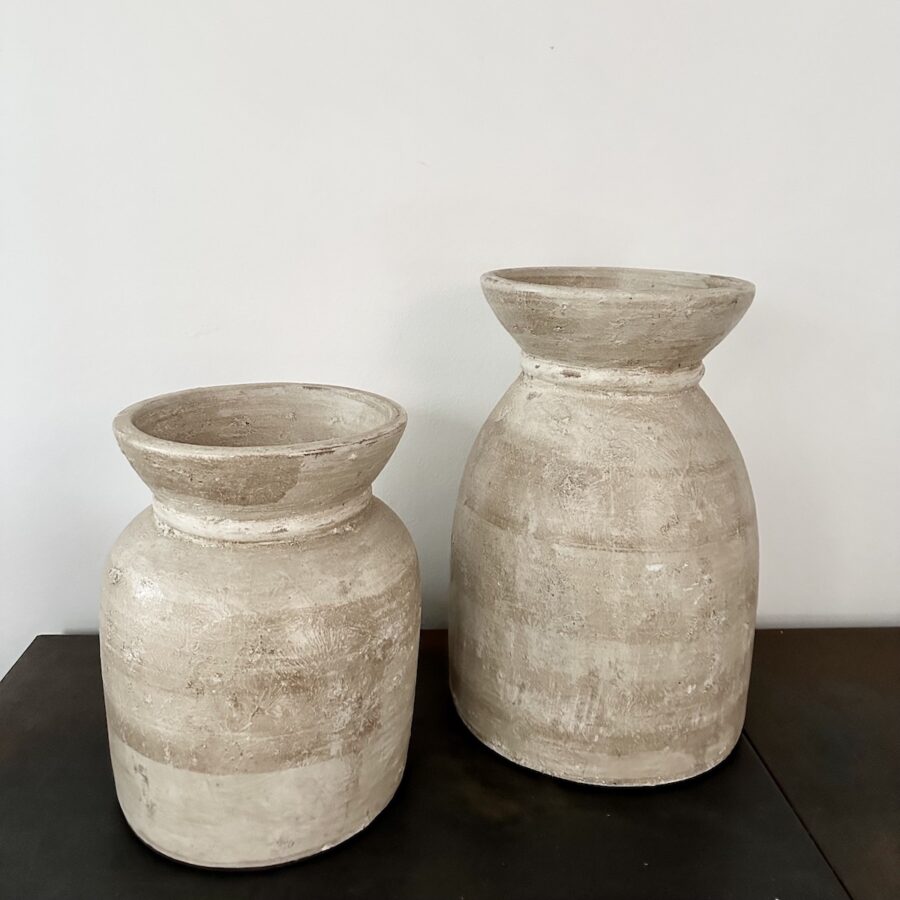 Terracotta krukke H30 cm - Classic creme - Image 3