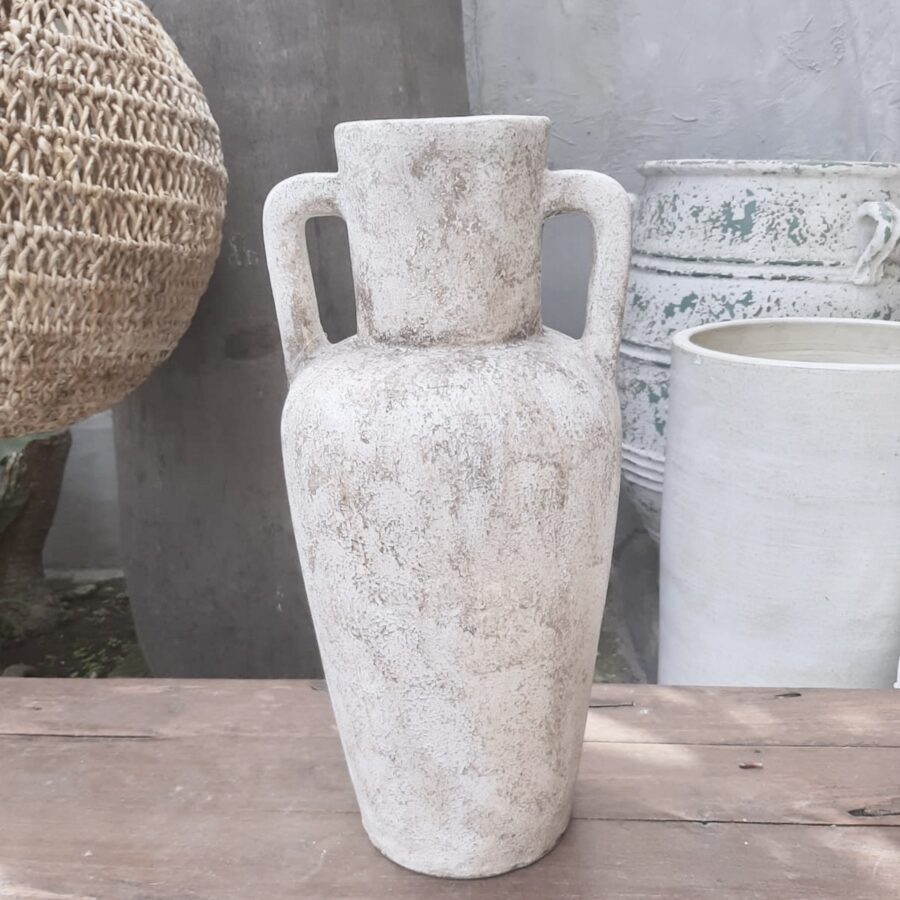 Terracotta krukke H50 cm - Tall 2 handle