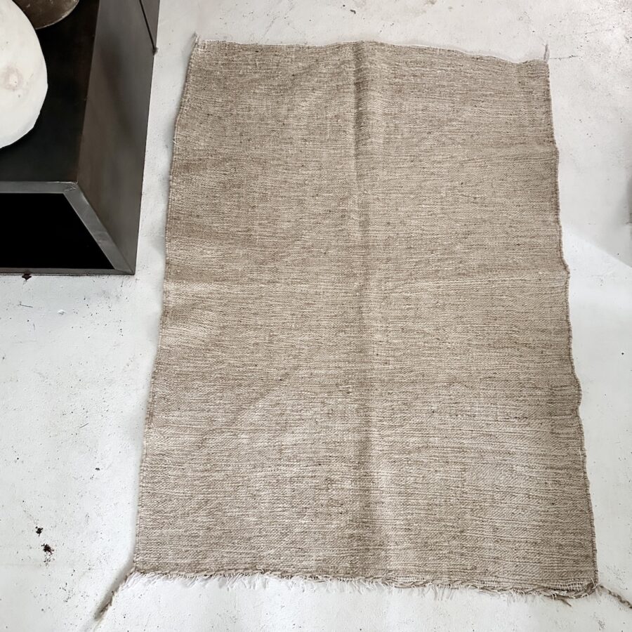 Zanafi Kilim gulvtæppe 150 x 100 cm brun meleret - Image 2