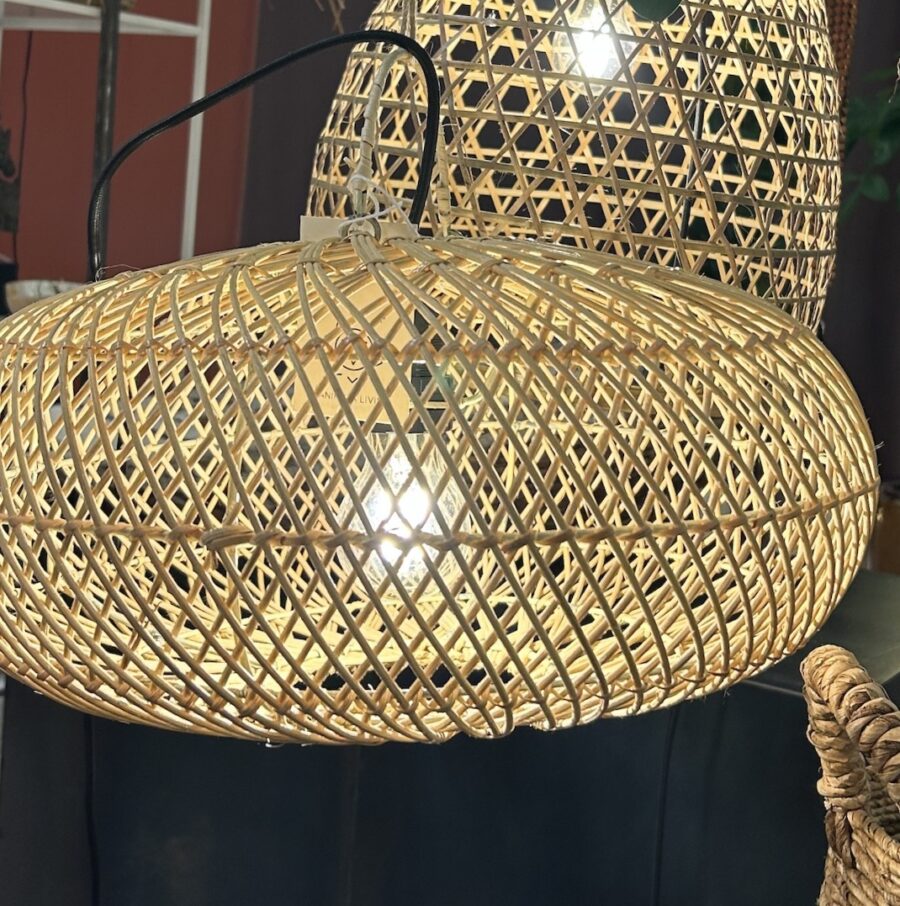Donut flet lampe Bali - Ø50 natur