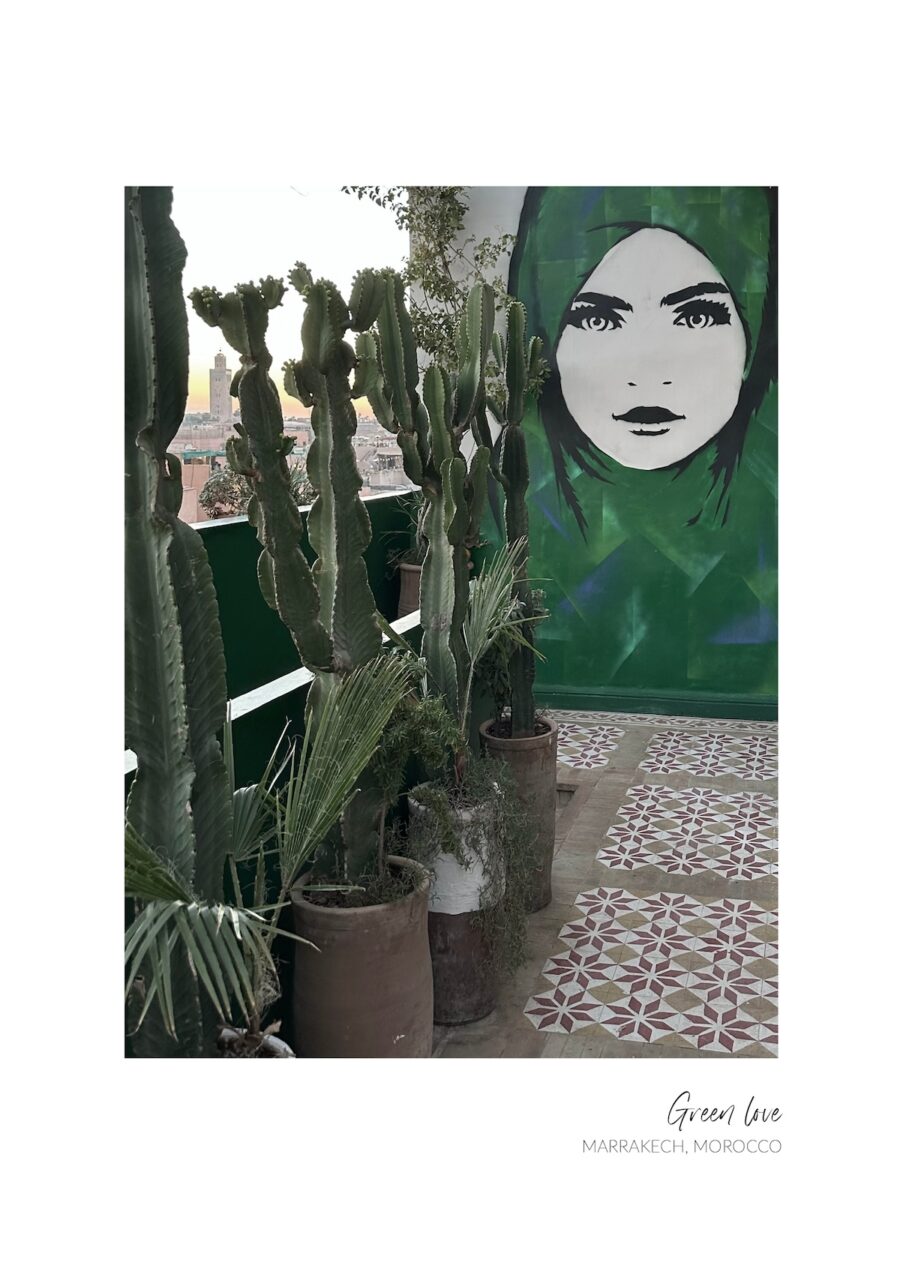 Soulprint kort / poster A5 - Green Love Marrakech - Image 2