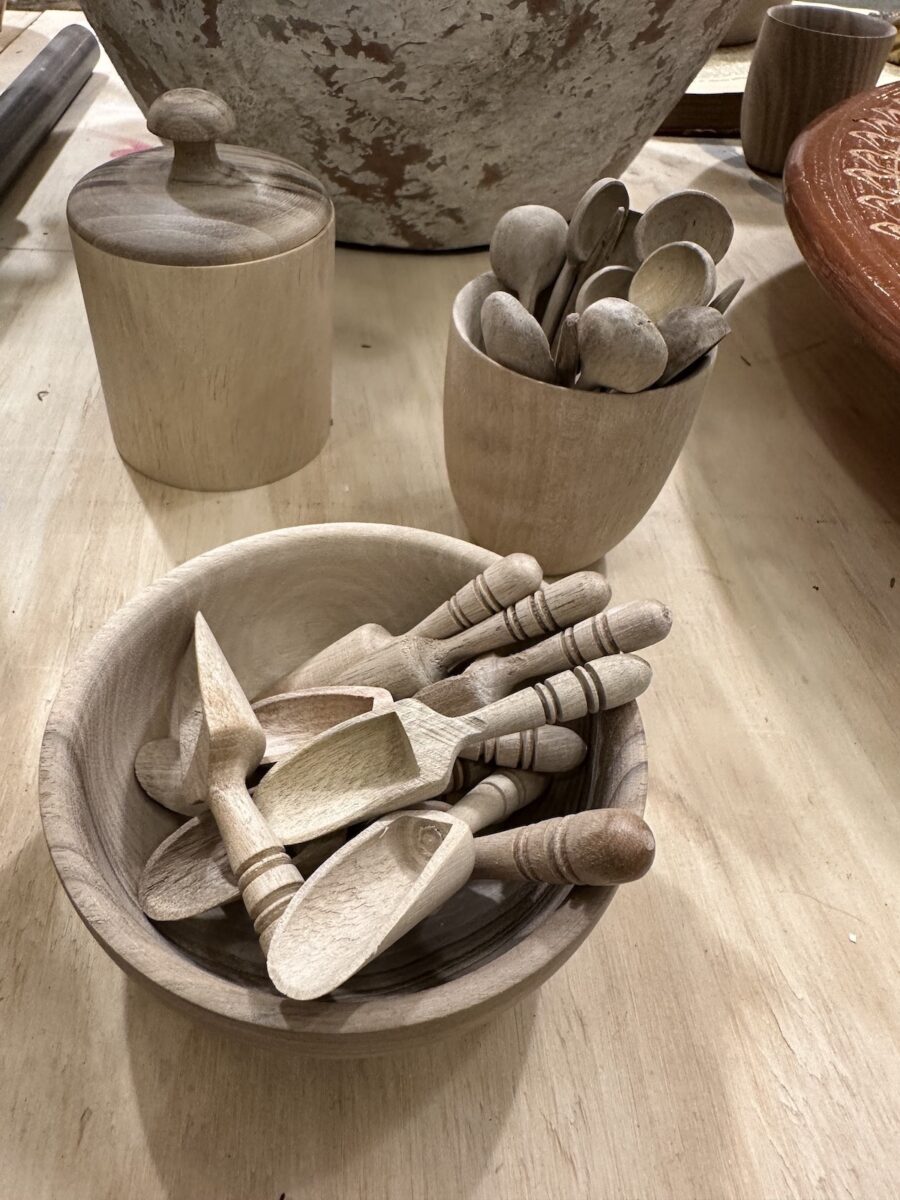 Saltkar / Krukke - Walnut H7 cm - Image 3
