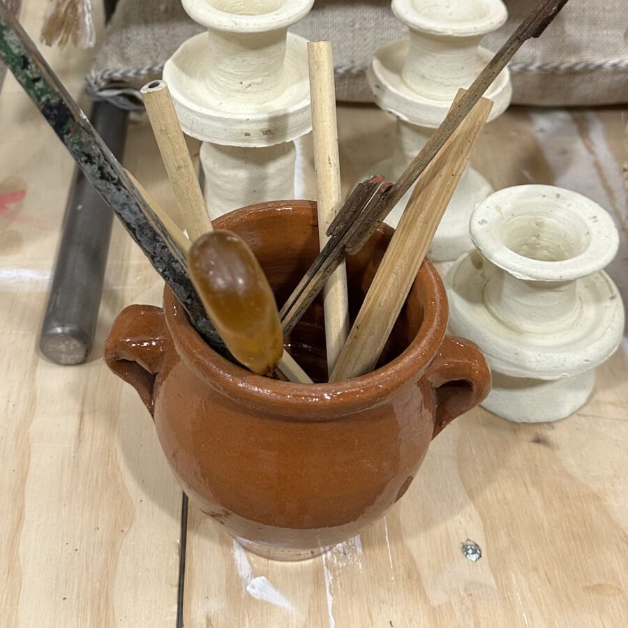 Marrakech keramik krukke m/hanke - Glaze H12 cm
