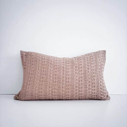 Pude - Crochet Brun pudder 30 x 50 cm - incl. fyld