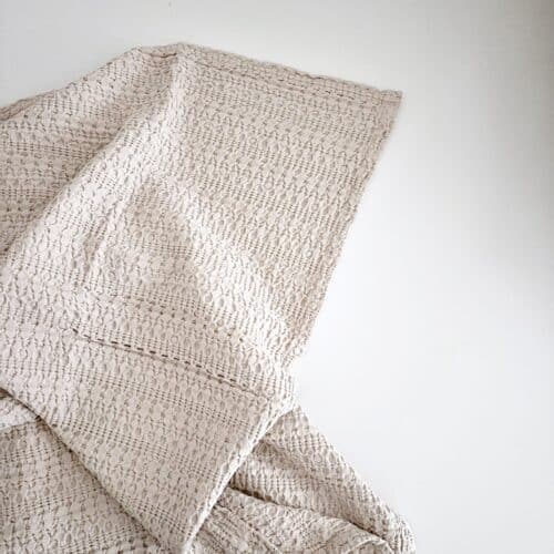 Plaid - Crochet Lys pudder 130 x 180 cm