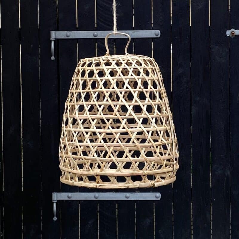 kurve lampe i flet lille