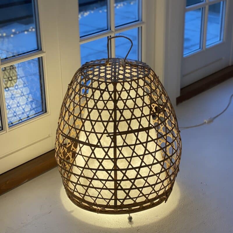 flettet lampe