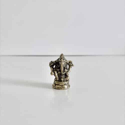 Ganesha statue - mini H6 cm guld
