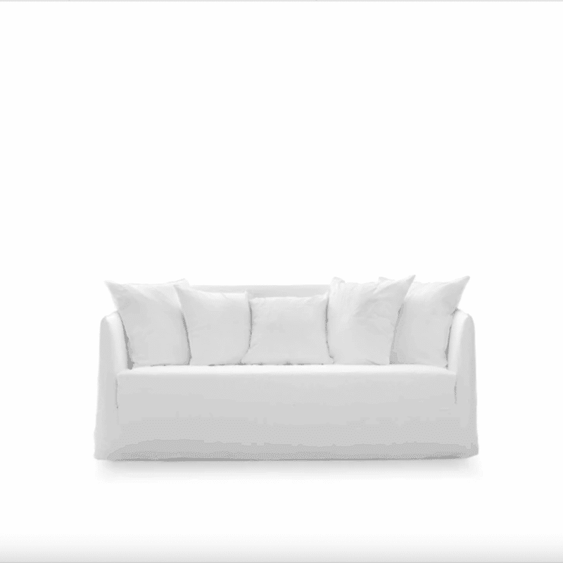 Gervasoni sofa - Ghost L180 cm - Lino Bianco
