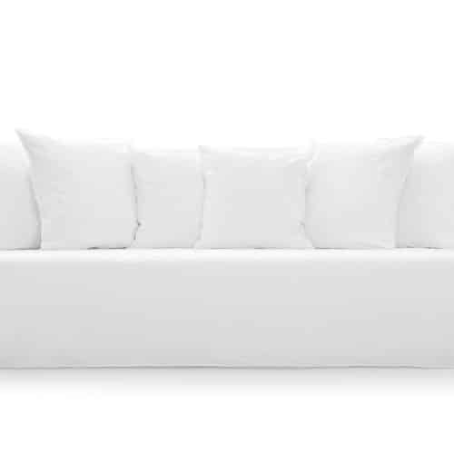 Gervasoni sofa Ghost L220 cm - Lino Bianco