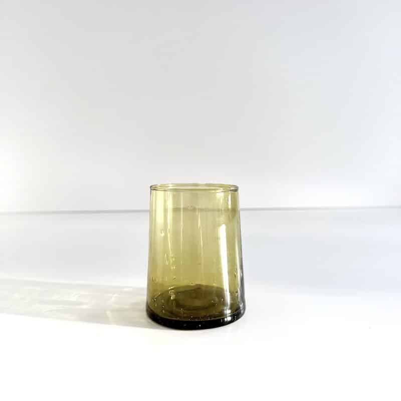 Glas - Fez Oliven H9 cm (M) - 6 stk - Billede 2