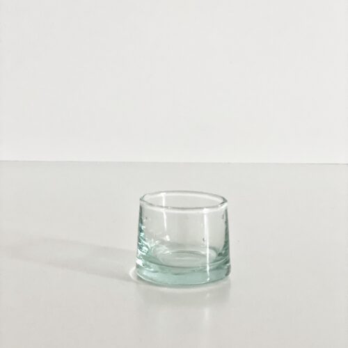 le verre snaps og vandglas fyrfadssstage