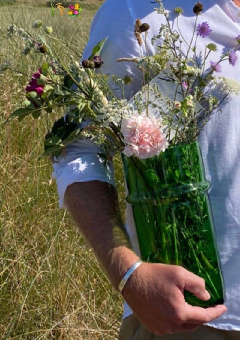 Vase / Lysestage - Agadir Grøn H28 cm