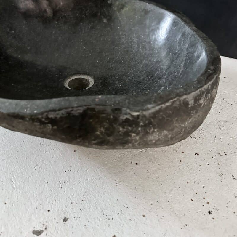 Riverstone håndvask fra Bali 52 x 42 cm - stor - Billede 4