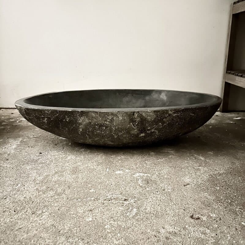 Riverstone håndvask fra Bali 68 x 36 cm - XL
