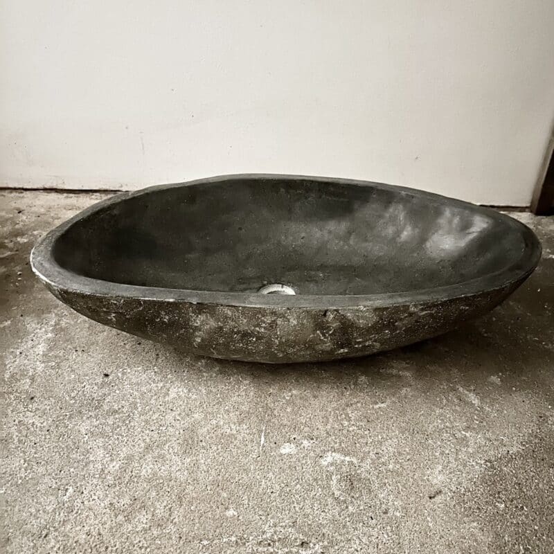 Riverstone håndvask fra Bali 68 x 36 cm - XL - Billede 3