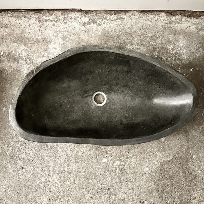 Riverstone håndvask fra Bali 68 x 36 cm - XL - Billede 2