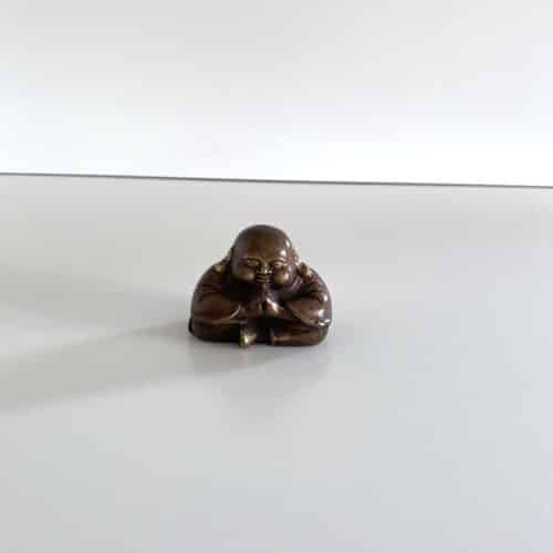 Happy Buddha - earth H6 cm