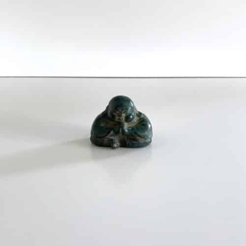 Happy Buddha - green love H6 cm