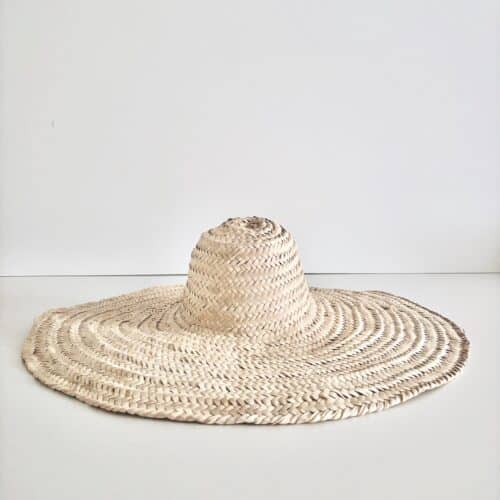 Stråhat - stor - Ø55 cm