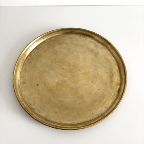 Marokkansk vintage fad Ø55 cm - messing