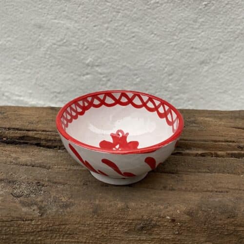 Skål - Andalucia - Keramik - Deko rød - Ø16