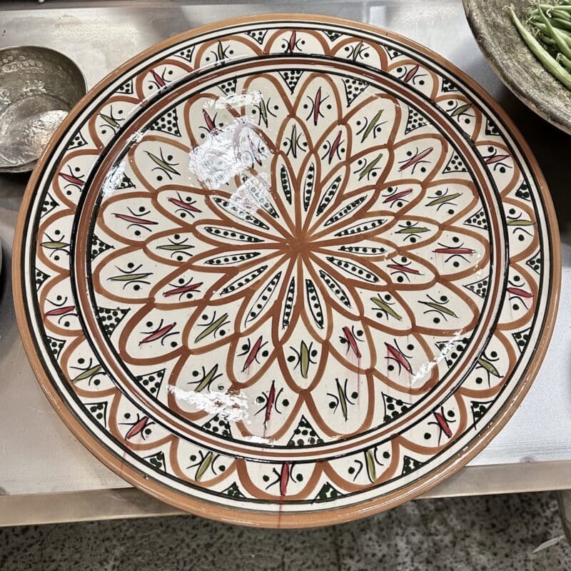 Keramik fad - Flower Glaze Ø40 cm - Billede 3