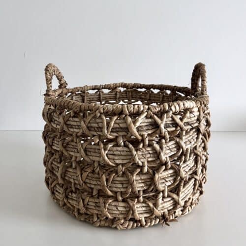 Kurv Abaca Pattern - Mellem